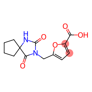 5-({2,4-dioxo-1,3-diazaspiro[4.4]nonan-3-yl}methyl)furan-2-carboxylic acid