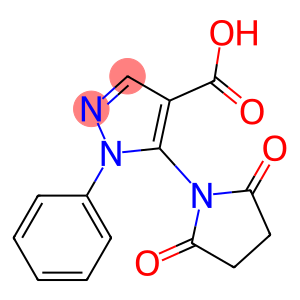 5-(2,5-dioxopyrrolidin-1-yl)-1-phenyl-1H-pyrazole-4-carboxylic acid