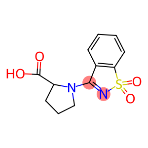 1-(1,1-DIOXIDO-1,2-BENZISOTHIAZOL-3-YL)PYRROLIDINE-2-CARBOXYLIC ACID