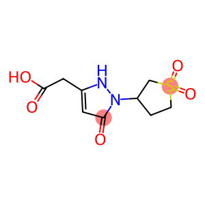 [1-(1,1-DIOXIDOTETRAHYDROTHIEN-3-YL)-5-OXO-2,5-DIHYDRO-1H-PYRAZOL-3-YL]ACETIC ACID