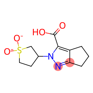 2-(1,1-DIOXIDOTETRAHYDROTHIEN-3-YL)-2,4,5,6-TETRAHYDROCYCLOPENTA[C]PYRAZOLE-3-CARBOXYLIC ACID