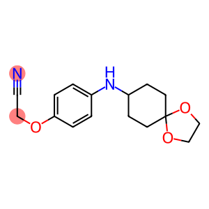 2-(4-{1,4-dioxaspiro[4.5]decan-8-ylamino}phenoxy)acetonitrile