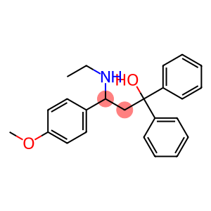 1,1-Diphenyl-3-(ethylamino)-3-(p-methoxyphenyl)-1-propanol