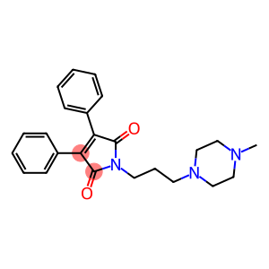 3,4-Diphenyl-1-[3-(4-methylpiperazin-1-yl)propyl]-1H-pyrrole-2,5-dione