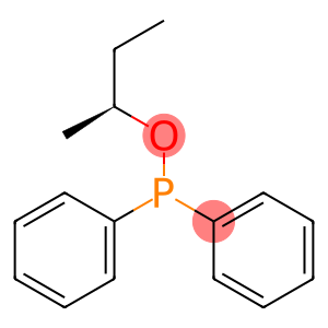 Diphenylphosphinous acid (S)-1-methylpropyl ester