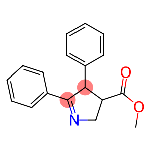 2,3-Diphenyl-4,5-dihydro-3H-pyrrole-4-carboxylic acid methyl ester