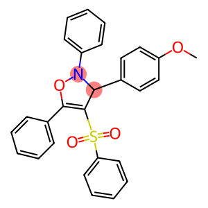 2,5-Diphenyl-3-(4-methoxyphenyl)-4-(phenylsulfonyl)-4-isoxazoline