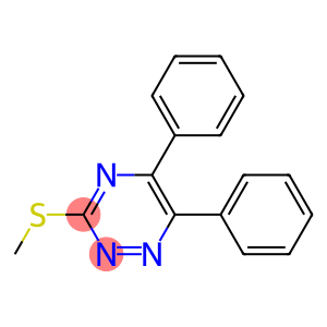 5,6-Diphenyl-3-methylthio-1,2,4-triazine