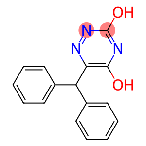 6-Diphenylmethyl-1,2,4-triazine-3,5-diol