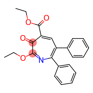 6,7-Diphenyl-2-ethoxy-3-oxo-3H-azepine-4-carboxylic acid ethyl ester