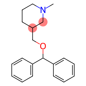 3-(Diphenylmethoxymethyl)-1-methylpiperidine