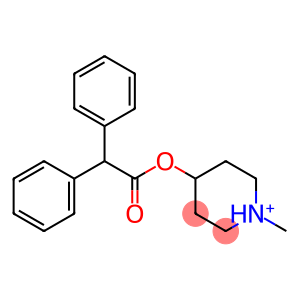 4-(Diphenylacetoxy)-1-methylpiperidinium