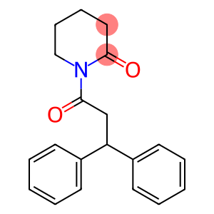 1-(3,3-Diphenylpropionyl)piperidin-2-one