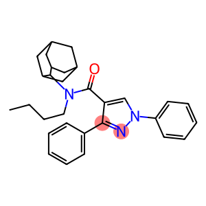 1,3-Diphenyl-N-butyl-N-(adamantan-2-yl)-1H-pyrazole-4-carboxamide