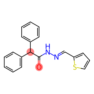 2,2-diphenyl-N'-[(E)-2-thienylmethylidene]acetohydrazide