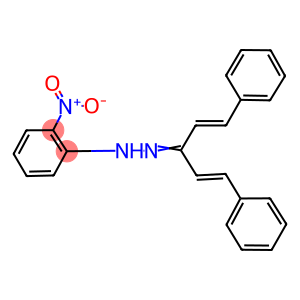 1,5-diphenyl-1,4-pentadien-3-one {2-nitrophenyl}hydrazone