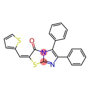 5,6-diphenyl-2-(2-thienylmethylene)imidazo[2,1-b][1,3]thiazol-3(2H)-one