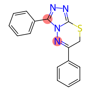 3,6-diphenyl-7H-[1,2,4]triazolo[3,4-b][1,3,4]thiadiazine