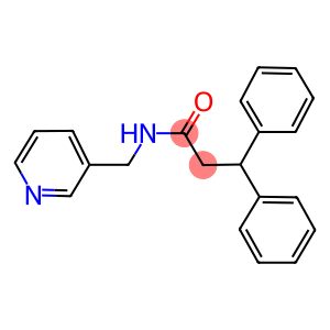 3,3-diphenyl-N-(3-pyridinylmethyl)propanamide