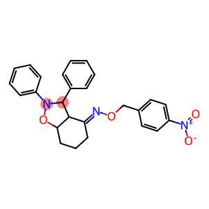 2,3-diphenylhexahydro-1,2-benzisoxazol-4(2H)-one O-(4-nitrobenzyl)oxime