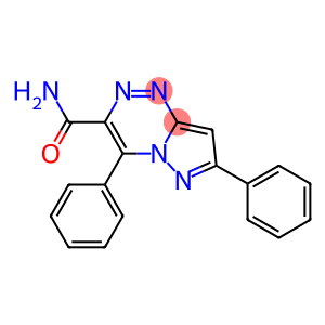 4,7-diphenylpyrazolo[5,1-c][1,2,4]triazine-3-carboxamide