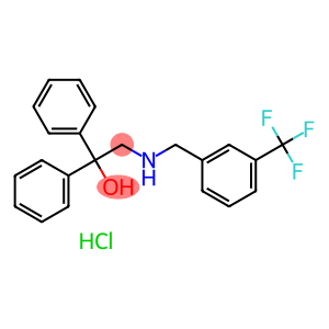 1,1-diphenyl-2-{[3-(trifluoromethyl)benzyl]amino}-1-ethanol hydra chloride