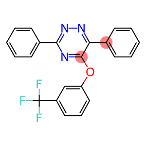 3,6-DIPHENYL-1,2,4-TRIAZIN-5-YL 3-(TRIFLUOROMETHYL)PHENYL ETHER