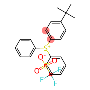 Diphenyl(4-tert-butylphenyl)sulphonium triflate