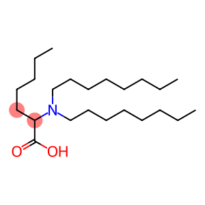 2-(Dioctylamino)heptanoic acid