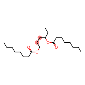 Dioctanoic acid 1,4-hexanediyl ester