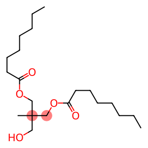 Dioctanoic acid 2-(hydroxymethyl)-2-methyl-1,3-propanediyl ester