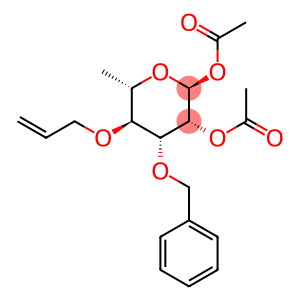 1,2-DI-O-ACETYL-4-O-ALLYL-3-O-BENZYL-A-L-RHAMNOPYRANOSE