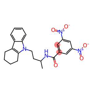 3,5-Dinitro-N-[1-methyl-3-(1,2,3,4-tetrahydro-9H-carbazol-9-yl)propyl]benzamide