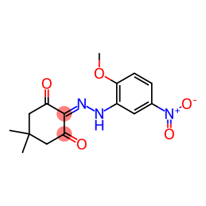 5,5-dimethyl-1,2,3-cyclohexanetrione 2-[N-(2-methoxy-5-nitrophenyl)hydrazone]