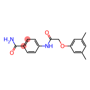 4-{[2-(3,5-dimethylphenoxy)acetyl]amino}benzamide