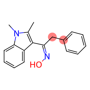 1-(1,2-dimethyl-1H-indol-3-yl)-2-phenyl-1-ethanone oxime