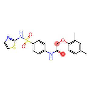 2-(2,4-dimethylphenoxy)-N-{4-[(1,3-thiazol-2-ylamino)sulfonyl]phenyl}acetamide