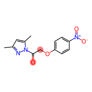 1-(3,5-dimethyl-1H-pyrazol-1-yl)-2-(4-nitrophenoxy)-1-ethanone