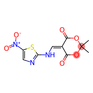 2,2-dimethyl-5-{[(5-nitro-1,3-thiazol-2-yl)amino]methylene}-1,3-dioxane-4,6-dione