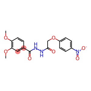 3,4-dimethoxy-N'-[2-(4-nitrophenoxy)acetyl]benzohydrazide