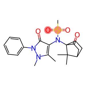 (7,7-dimethyl-2-oxobicyclo[2.2.1]hept-1-yl)-N-(1,5-dimethyl-3-oxo-2-phenyl-2,3-dihydro-1H-pyrazol-4-yl)methanesulfonamide