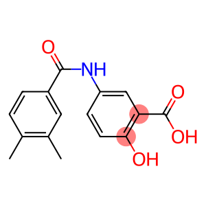 5-[(3,4-dimethylbenzene)amido]-2-hydroxybenzoic acid