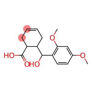 6-[(2,4-dimethoxyphenyl)(hydroxy)methyl]cyclohex-3-ene-1-carboxylic acid