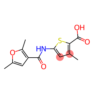 5-[(2,5-dimethyl-3-furoyl)amino]-3-methylthiophene-2-carboxylic acid