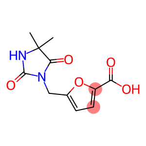 5-[(4,4-dimethyl-2,5-dioxoimidazolidin-1-yl)methyl]furan-2-carboxylic acid