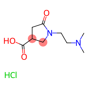 1-[2-(dimethylamino)ethyl]-5-oxopyrrolidine-3-carboxylic acid hydrochloride