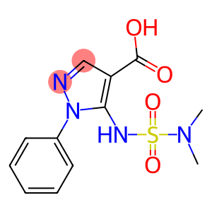 5-[(dimethylsulfamoyl)amino]-1-phenyl-1H-pyrazole-4-carboxylic acid