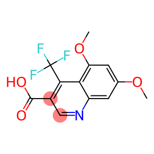 5,7-dimethoxy-4-(trifluoromethyl)quinoline-3-carboxylic acid