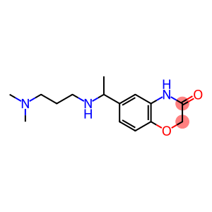 6-(1-{[3-(dimethylamino)propyl]amino}ethyl)-3,4-dihydro-2H-1,4-benzoxazin-3-one