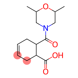 6-[(2,6-dimethylmorpholin-4-yl)carbonyl]cyclohex-3-ene-1-carboxylic acid